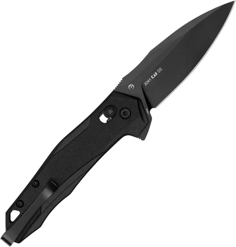 Miniatura 4 de Kershaw - Cuchillo de bolsillo plegable para monitor, hoja con acero D2, mecanismo de bloqueo DuraLock, Pocketclip