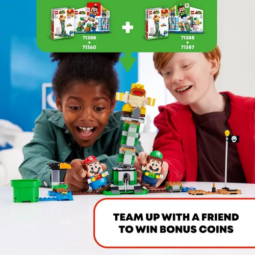 Miniatura 5 de LEGO Super Mario Boss Sumo Bro Topple Tower Expansion Set 71388 Kit de construcción; juguete coleccionable para niños; nuevo 2021 (231 piezas)
