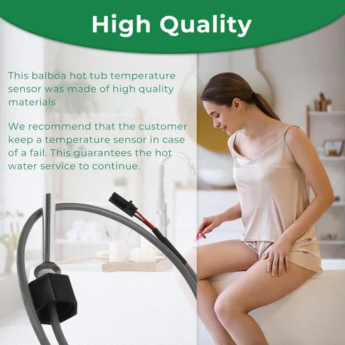 Miniatura 5 de Piezas de repuesto de spa para sistema Balboa Sensor M7 con cable de 24 pulgadas/límite alto, 1/4 pulgadas de diámetro, 2 pines - 1 paquete