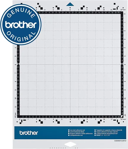Miniatura 4 de Brother ScanNCut DX - Paquete de 2 alfombrillas adhesivas de baja adherencia, 12 x 12 pulgadas y 12 x 24 pulgadas, para materiales finos y delicados