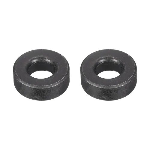 Miniatura 54 de Uxcell Arandela plana de acero al carbono para pernos M8, 10 piezas M8 x 16 x 1.5mm, aleación de acero negro oxidado de grado 8.8, sujetadores