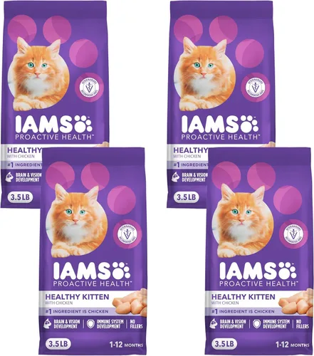 Miniatura 10 de IAMS Proactive Health Alimento Seco Saludable para Gatitos con Pollo, Bolsa de 16 lb