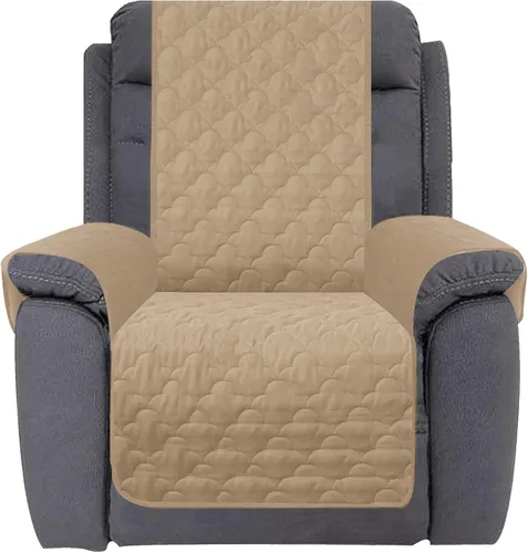 Miniatura 10 de CHHKON Funda impermeable y antideslizante para sillón reclinable que se mantiene en su lugar, cubierta de sofá para perros, protector de muebles