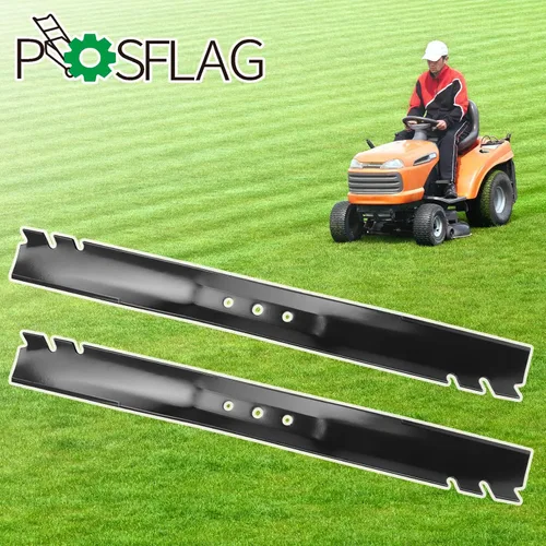 Miniatura 9 de Paquete de 2 cuchillas para cortacésped 108-9764-03 Toro de 22 pulgadas que sustituyen a la cuchilla Toro 131-4547-03, 131-4546-03,104-8697-03