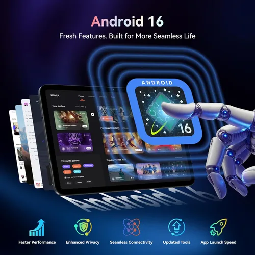Miniatura 2 de 13.4 pulgadas Las mejores tabletas Android 15 de 2025 con teclado y lápiz, pantalla grande de 13+ pulgadas Tablet PC 2 en 1 con estuche, lápiz
