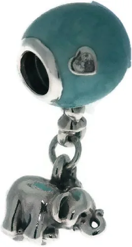 Miniatura 2 de PANDORA 797239EN169 - Abalorio de elefante y globo azul