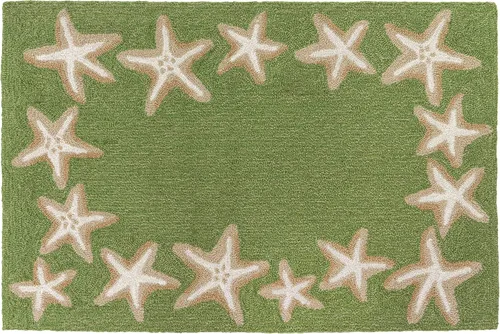 Miniatura 12 de Liora Manne CAPR5163633 - Alfombra costera para interiores y exteriores, color azul marino, 2 pies x 5 pies Cuerdas Navy