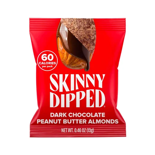 Miniatura 11 de SkinnyDipped Lemon Bliss - Almendras cubiertas de yogur, aperitivo saludable, proteínas vegetales, sin gluten, 0.46 onzas (paquete de 24)