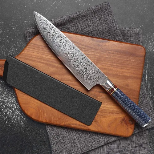 Miniatura 7 de Cuchillo de chef de 8 pulgadas, cuchillo de chef japonés VG10, cuchillo de cocina japonés VG10, cuchillo de cocina de acero inoxidable de alto