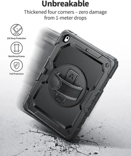 Miniatura 7 de Funda para iPad de 9ª/8ª/7ª generación, funda para iPad 10.2 2021/2020/2019, [a prueba de niños] ambison funda protectora de cuerpo completo