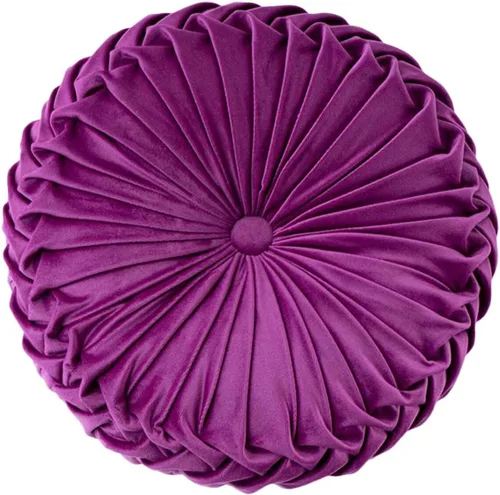 Miniatura 20 de HLOVME Cojín decorativo redondo para sofá, cama, sala de estar, cojín pequeño de suelo para adultos y niños, 13.7 pulgadas (A01-rosa)