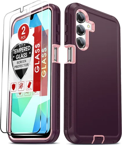 Miniatura 27 de LeYi Funda compatible con Samsumg Galaxy A05 4G: Galaxy A05 4G con resistente a los golpes, 3 en 1 de cuerpo completo, protección resistente