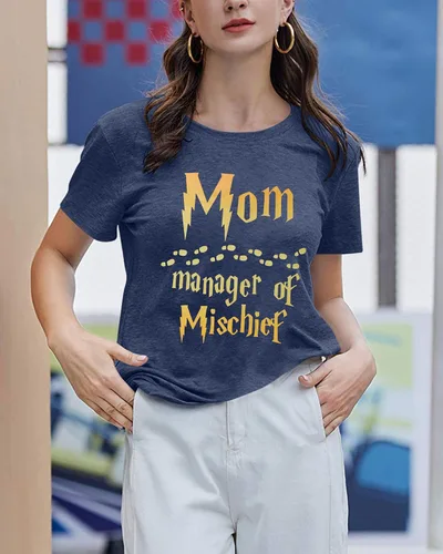 Miniatura 4 de Camiseta divertida para mujer, camiseta de gerente, camiseta fantástica para mamá, camiseta mágica para el día de la madre