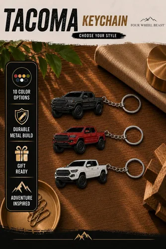 Miniatura 4 de Llavero Tacoma – Accesorios Tacoma 2016-2022 mods 2023 2024 Cool Key Chain Fob Cover 3ª generación Toy Truck