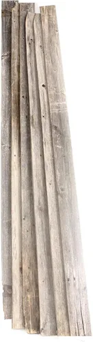 Miniatura 8 de Paquete de madera de granero reciclada de granja rústica 47 pulgadas Tablón de madera Paneles de pared Remodelación DIY Reutilizado
