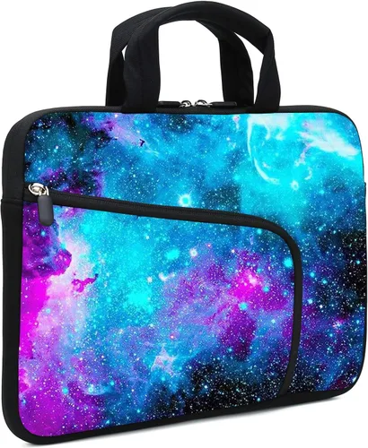 Miniatura 15 de Funda para portátil de 11.6" 12.2 pulgadas para Chromebook, Ultrabook, portátil, tableta de neopreno con asa para hombres y mujeres, dos bolsillos