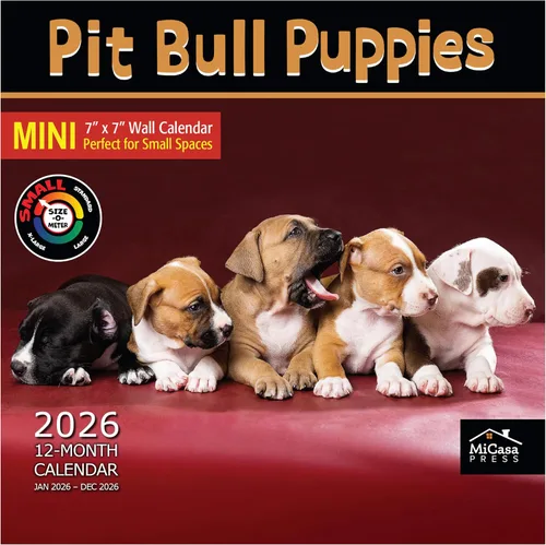 Miniatura 91 de MICASA PRESS Beagles - Calendario de pared 2026 de 12 meses 12 x 24 pulgadas abierto Papel grueso y resistente Regalo Lindo calendario