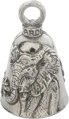 Miniatura 22 de Campana Guardian Bell de Animales para Buena Suerte con Llavero y Bolsa de Regalo de Terciopelo Negro Campana para Motocicleta De peltre sin Koi