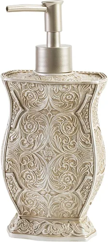 Miniatura 8 de Creative Scents Victoria Beige - Juego de accesorios de baño beige – Juego de accesorios decorativos de baño – Juego de baño de 4 piezas