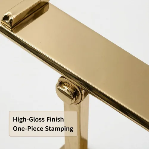 Miniatura 5 de Soporte elevador de zapatos de metal dorado, soporte elevador de acero inoxidable para zapatos, soporte elevador para joyas, estante elevador, juego