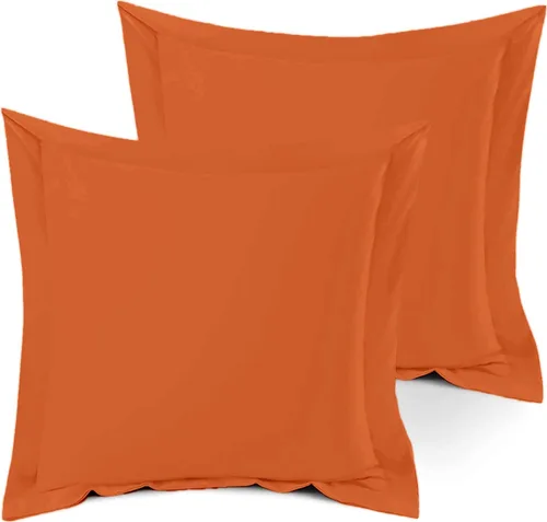 Miniatura 21 de Juego de 2 fundas de almohada estándar de 600 hilos, 100% algodón egipcio, con cierre de sobre, tamaño estándar de 20 x 26 pulgadas, fundas