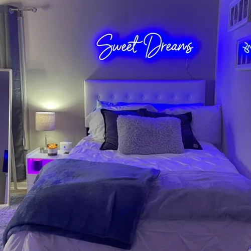 Miniatura 2 de Letrero de neón personalizado para boda, Binager personalizable con nombre de neón, decoración de letrero de luz regulable/RGB, personalizado