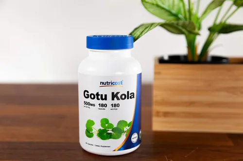 Miniatura 3 de Nutricost Gotu Kola 500 MG, 180 cápsulas vegetarianas, sin gluten, sin OMG