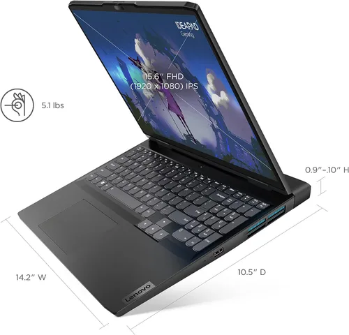 Miniatura 4 de Lenovo IdeaPad Gaming 3i - 2022 - Laptop para juegos diarios - Gráficos NVIDIA GeForce RTX 3050Ti - Pantalla FHD de 15.6 pulgadas - Memoria de 8 GB