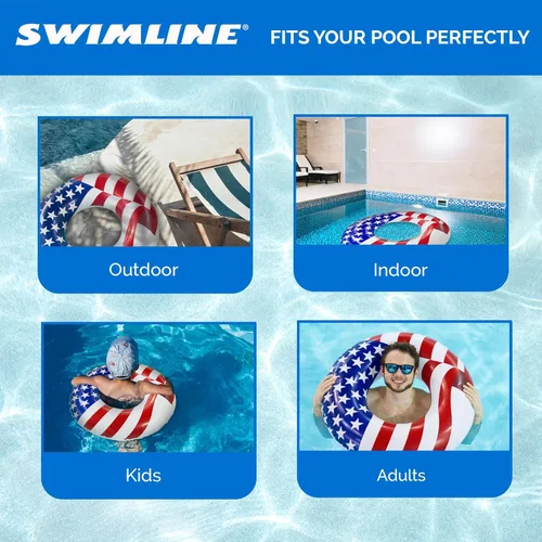 Miniatura 4 de Swimline Flotador de tubo de piscina Americana de 36" Americana Estados Unidos