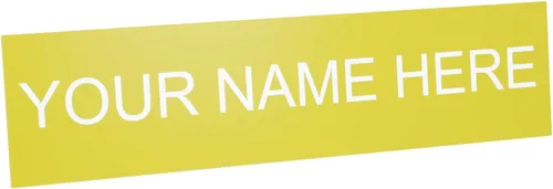 Miniatura 34 de ExcelMark Placa de nombre personalizada para puerta, oficina, pared, personalizada con tu texto, 2 x 8 pulgadas (1 línea, negro)