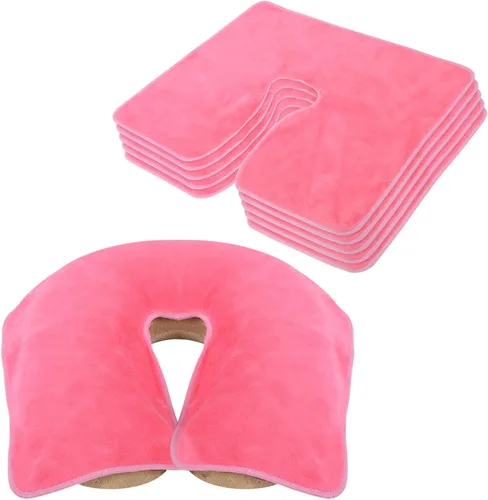 Miniatura 14 de SINLAND Fundas de microfibra para cuna facial, tamaño grande, suave y reutilizable, antiadherente, para reposacabezas de masaje, adecuada