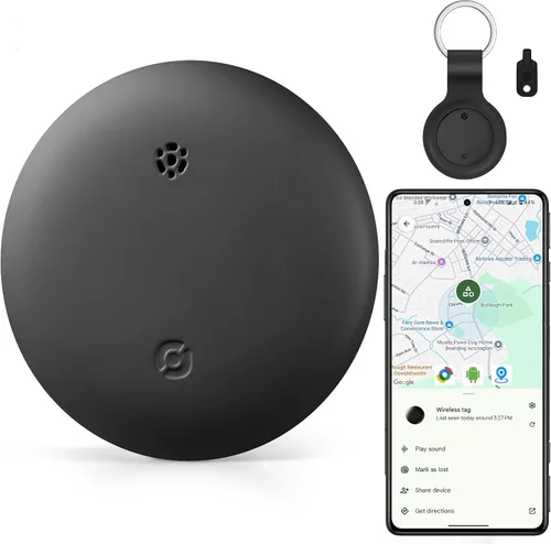 Miniatura 10 de Paquete de 1 etiqueta Air Tracker, funciona con Apple Find My (solo iOS), rastreador Bluetooth, buscador de teclas, localizador de artículos