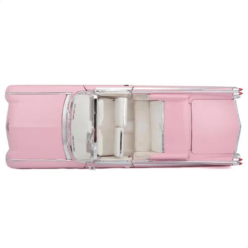 Miniatura 7 de 1959 Cadillac Eldorado Biarritz Convertible, Rosa - Maisto Premiere 36813-Modelo de coche de juguete de metal fundido a escala 1/18 por Maisto