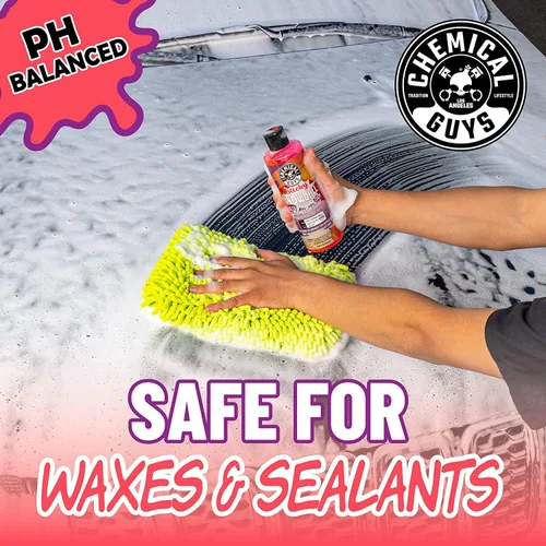 Miniatura 5 de Chemical Guys TORQ Foam Blaster - Kit de lavado para automóvil, jabón adhesivo de espuma de nieve, cera de espuma en aerosol de plátano Blazin