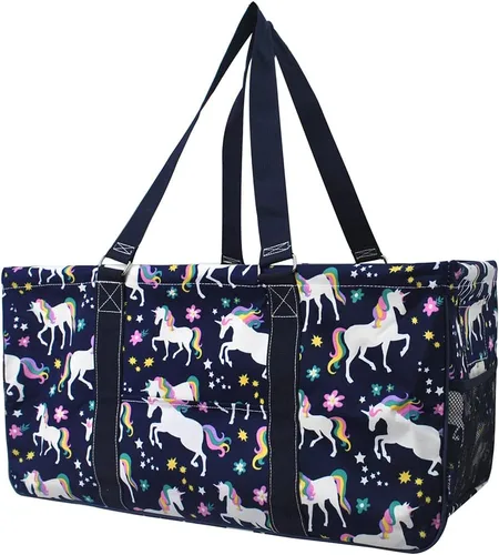 Miniatura 47 de NGIL Bolsa de comestibles reutilizable extra grande plegable de gran tamaño para comestibles, almacenamiento, picnic, playa, Flecha-negro