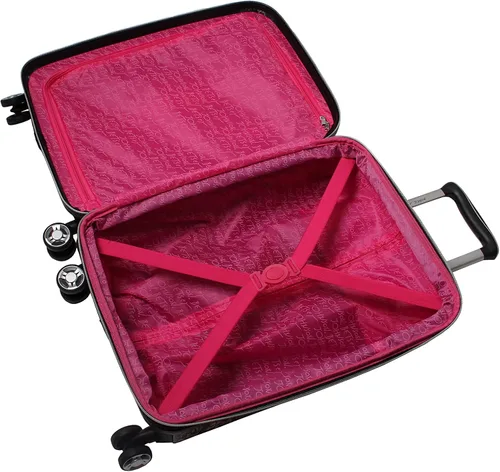 Miniatura 7 de Betsey Johnson Maleta rígida de equipaje de 3 piezas con ruedas giratorias (20 pulgadas, 26 pulgadas, 30 pulgadas) (talla única, puntal flamenco)..
