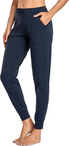 Oalka - Pantalones deportivos para mujer, con cintura alta y bolsillos, para hacer deporte, yoga y entrenar