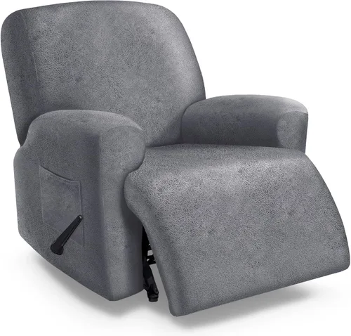 Miniatura 12 de molasofa Fundas de cuero para sillas reclinables, fundas para sillas reclinables grandes para silla reclinable, 4 piezas, fundas lavables que se