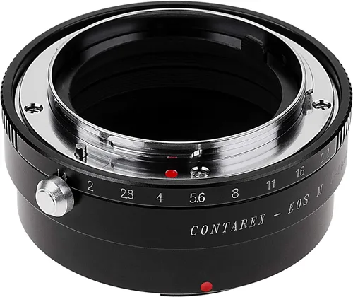 Miniatura 2 de Fotodiox Adaptador de montaje de lente profesional, lente Contarex (montaje CRX) a Canon EOS M (EF-m) adaptador de cámara sin espejo con dial