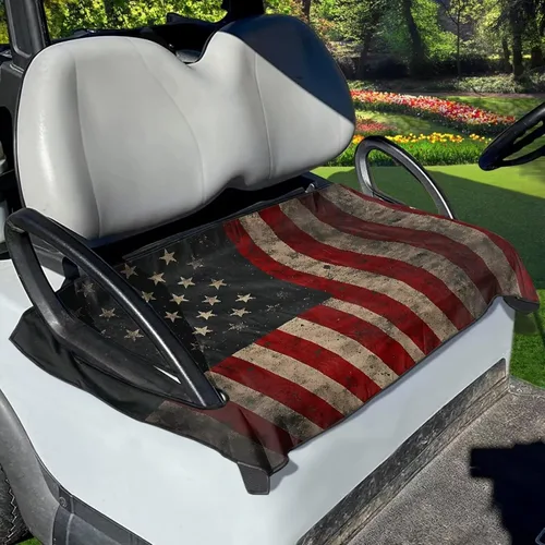 Miniatura 45 de AFPANQZ Toalla personalizada para cubierta de asiento de carrito de golf, añade tu texto, imagen, logotipo, nombre, protector de asiento de carrito