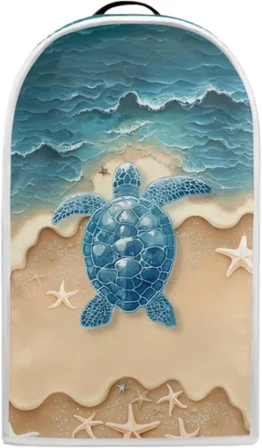 Talayituse Cubierta antipolvo para licuadora con estampado de tortuga de playa, cubierta de protección de huellas dactilares para batidora de pie o