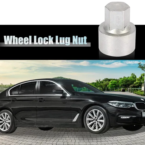 Miniatura 28 de X AUTOHAUX 041 Llave de bloqueo de rueda de coche Tuerca antirrobo Tuerca de extracción de tornillo Llave de bloqueo de rueda para BMW 3 5 7 Series