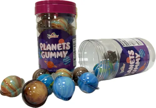 Miniatura 9 de Apexy Mixed Planets - Dulces Gomosos con Centro Líquido Afrutado Sin Grasa, Divertidos y Deliciosos Dulces Temáticos del Espacio Ideales