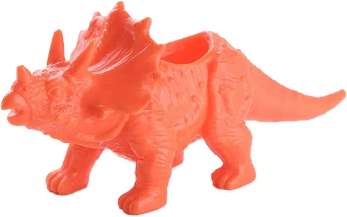 Miniatura 10 de Aislor Maceta suculenta con forma de dinosaurio con bandeja de drenaje, florero multiusos para bonsái, maceta creativa de cactus con orificio
