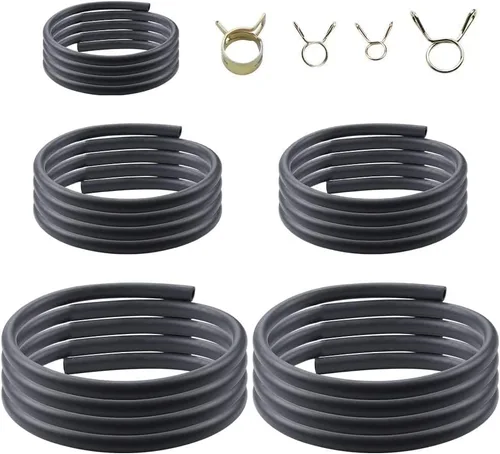 Manguera de tubo de gasolina de 3 pies de 1/8 pulgadas, 3/16 pulgadas, 0.22 pulgadas, 1/4 pulgadas, 5/16 pulgadas, diámetro interior, compatible con