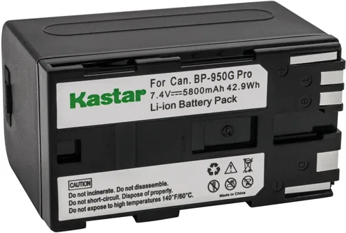 Miniatura 2 de Kastar BP-950G Pro Batería de repuesto para Canon BP-911 BP-911K BP-914 BP-915 BP-925 BP-930 BP-935 BP-945 BP-950 BP-955 BP-950G Pro BP-970 BP-970G