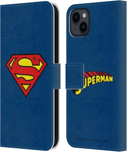 Miniatura 48 de Head Case Designs Funda de piel con licencia oficial de Superman DC Comics con logotipos negros y rojos compatible con Apple iPhone 11