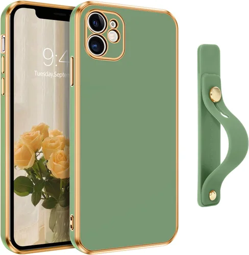 Miniatura 10 de VENINGO Funda para iPhone 11, fundas para iPhone 11, TPU suave de ajuste delgado, con pulsera ajustable, resistente a los arañazos, a prueba