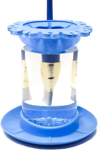 Miniatura 11 de Paint Puck Ultimate Rinse Cup Limpiador de Pinceles de Pintura (Azul, Taza) – Vaso de Agua de Pintura Antiderrames y Limpiador de Pinceles