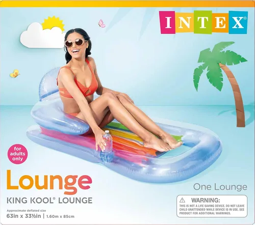 Miniatura 5 de Intex King Kool 58802EP - Flotador inflable para piscina, multicolor